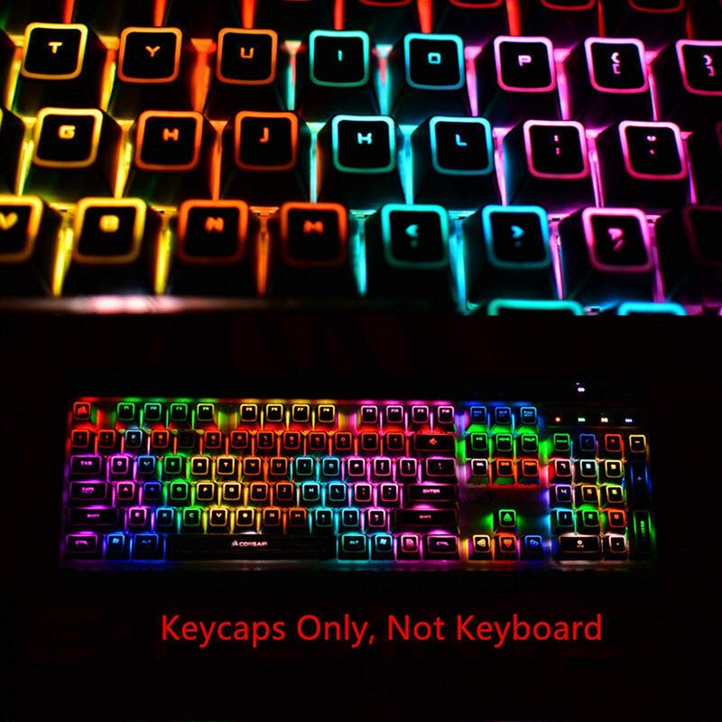 TS Keycap 104 Keycaps ROG Backlit Keycap for Corsair K70 Lux K95 K65 K63 K68 K70 MK.2 K95 Platinum Strafe MK.2 Mechanical Keyboards Gaming - Image 1